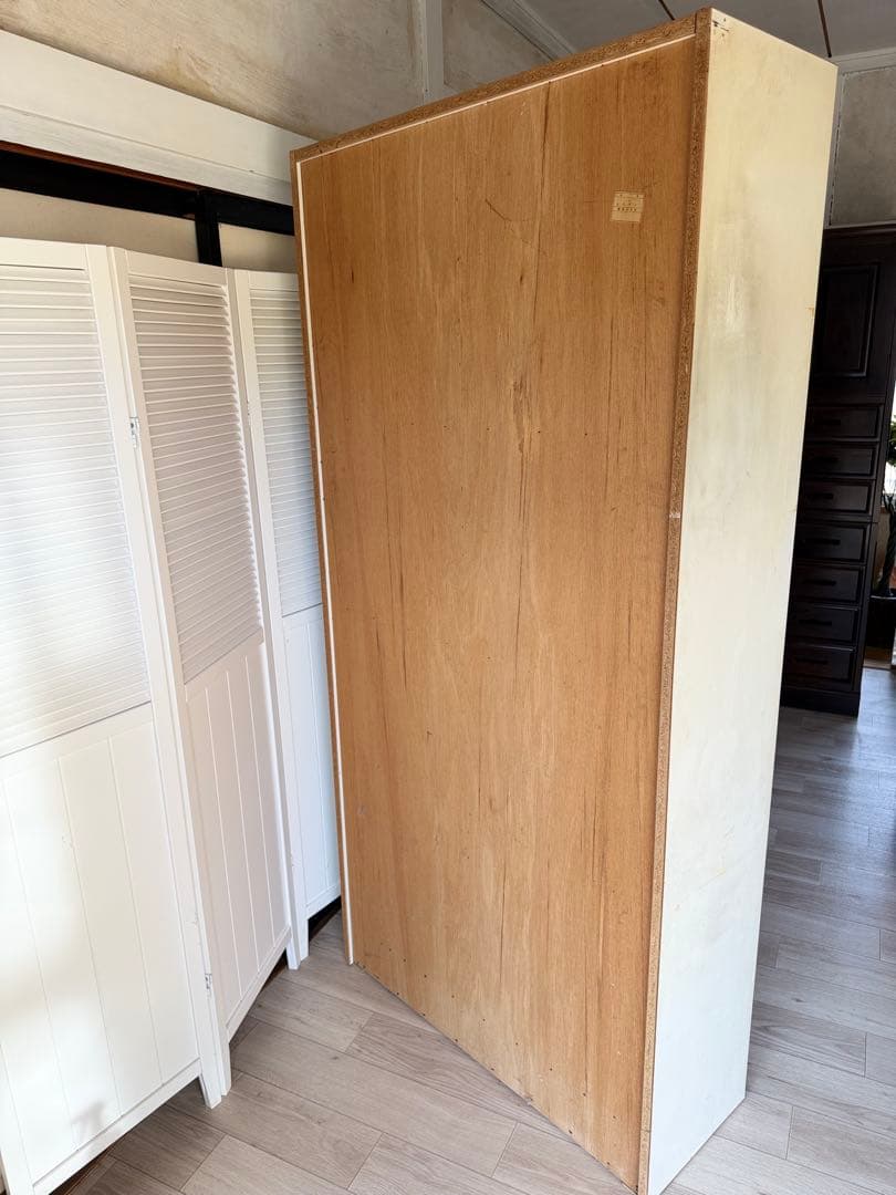 昭和レトロ レトロポップ 食器棚 ガラスキャビネット 木製 キッチン収納 大