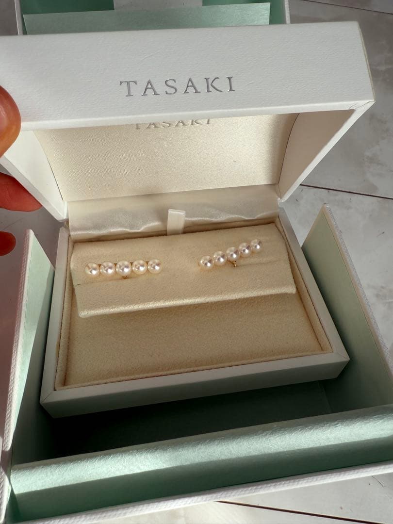 TASAKI バランス　ピアス　イエローゴールド