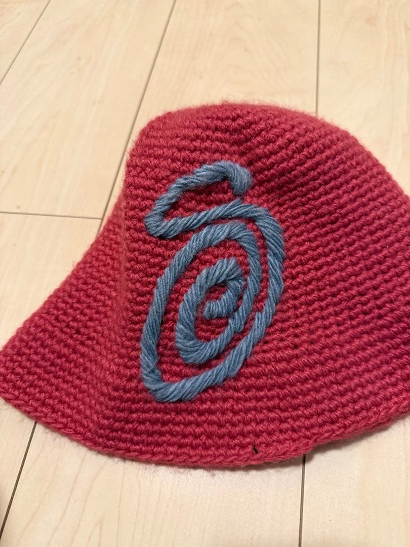 STUSSY バケットハット　BUCKET HAT SWIRLY S KNIT
