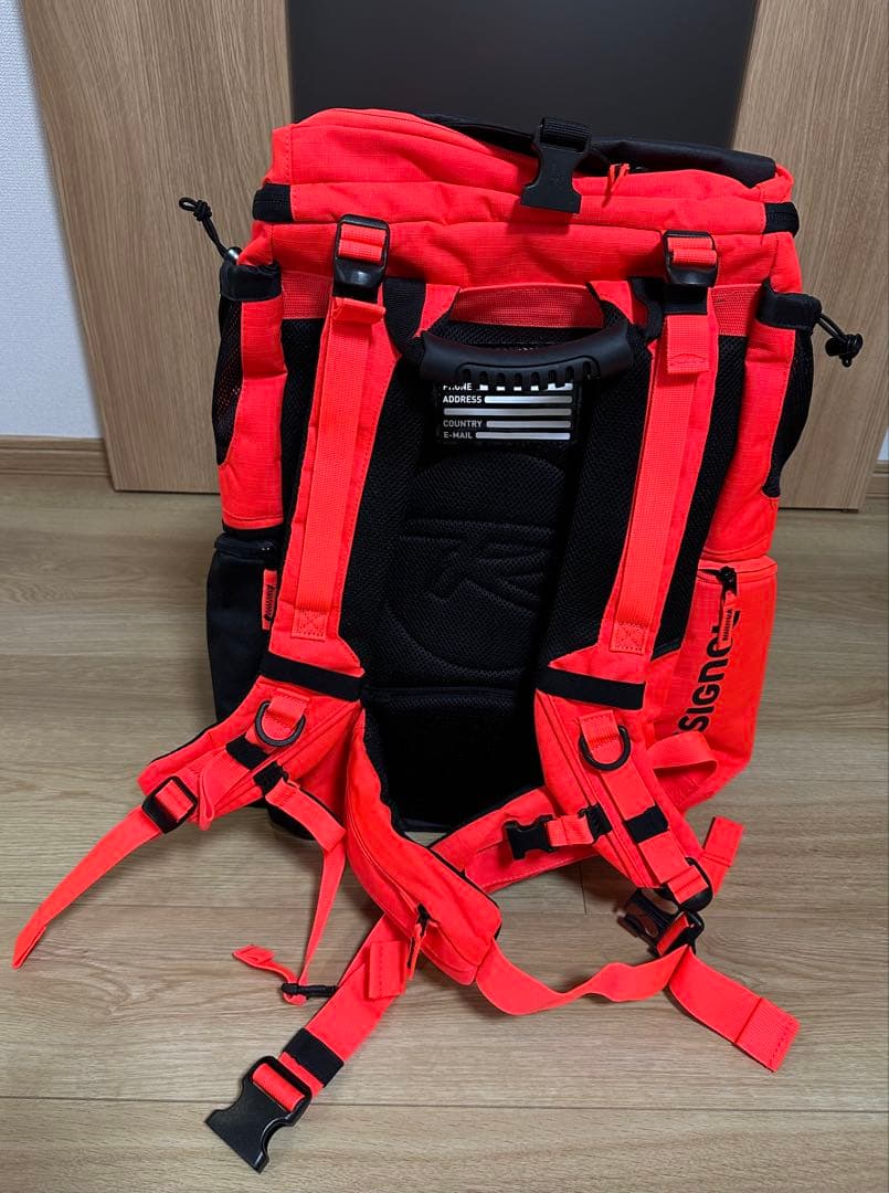 Rossignol スキー用バックパック 濃いめオレンジ/ブラック