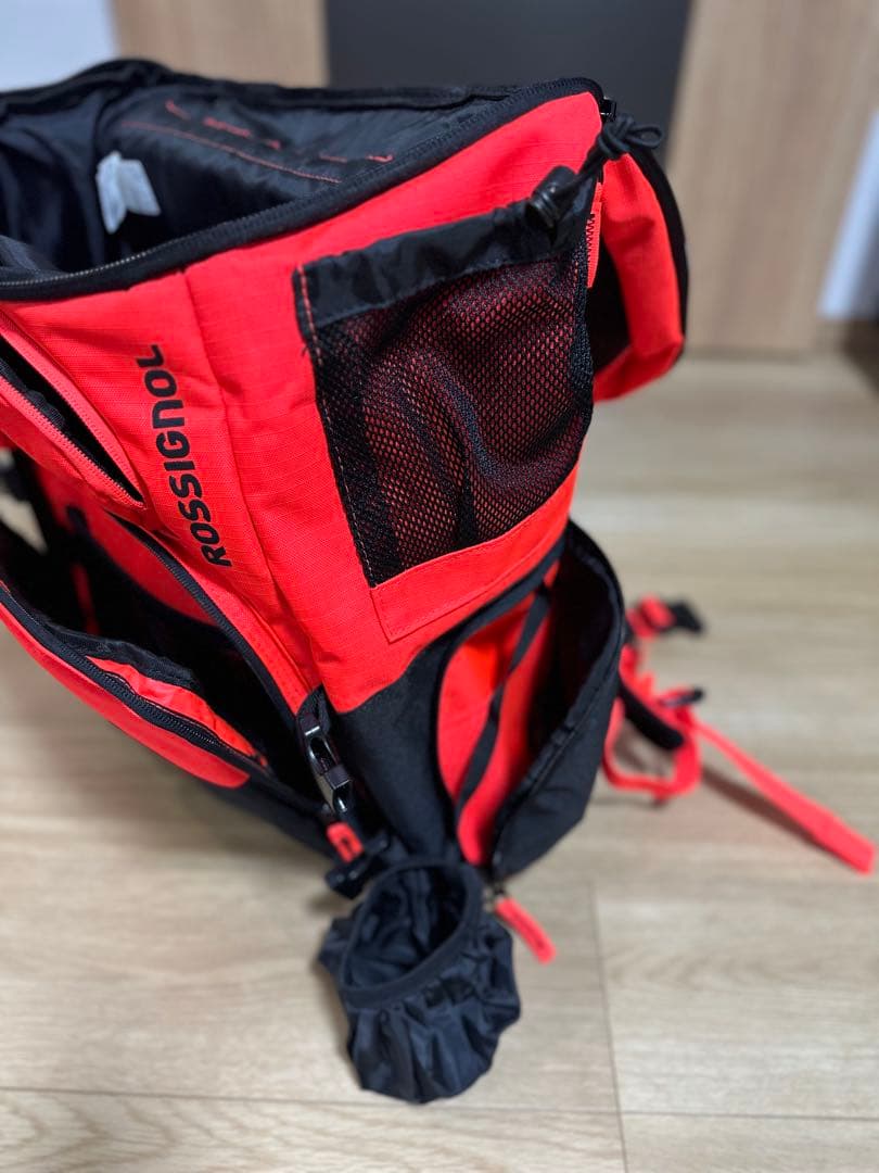 Rossignol スキー用バックパック 濃いめオレンジ/ブラック