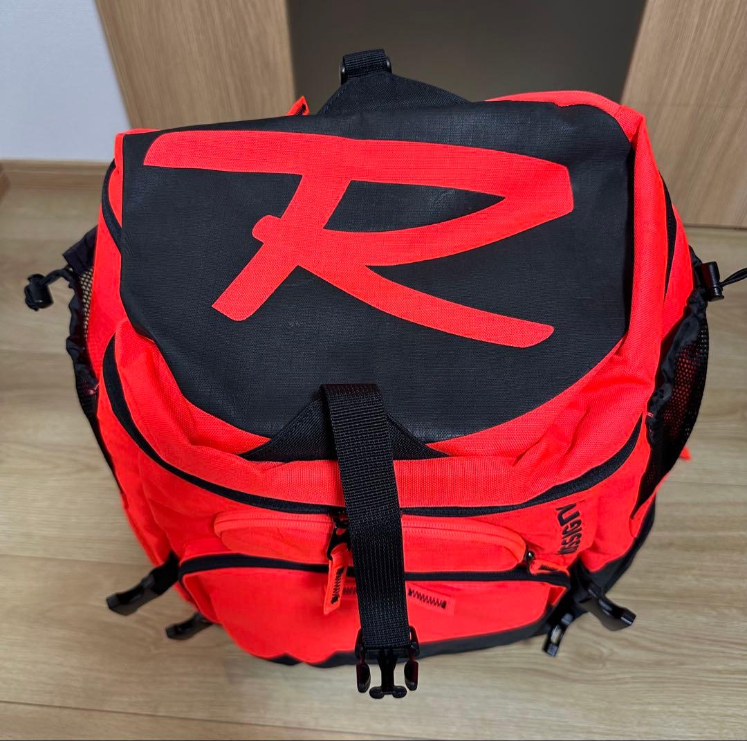 Rossignol スキー用バックパック 濃いめオレンジ/ブラック