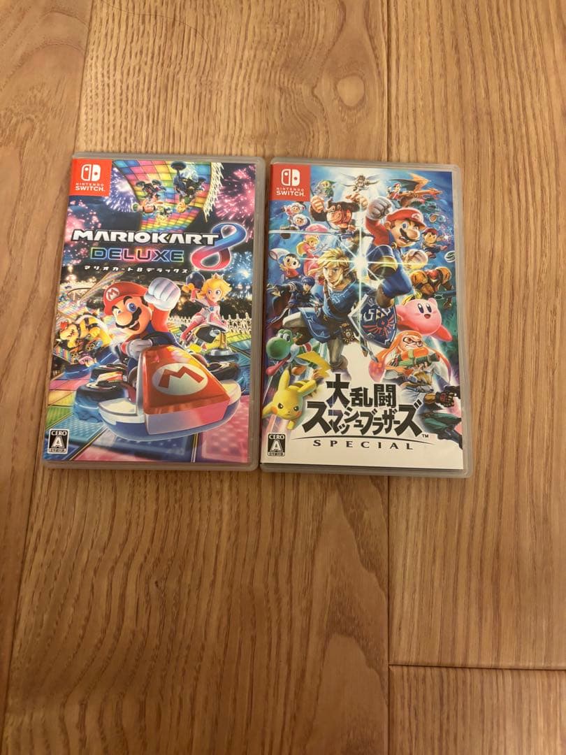 スマブラSP マリオカート8 デラックス Switchソフト　2本セット　中古