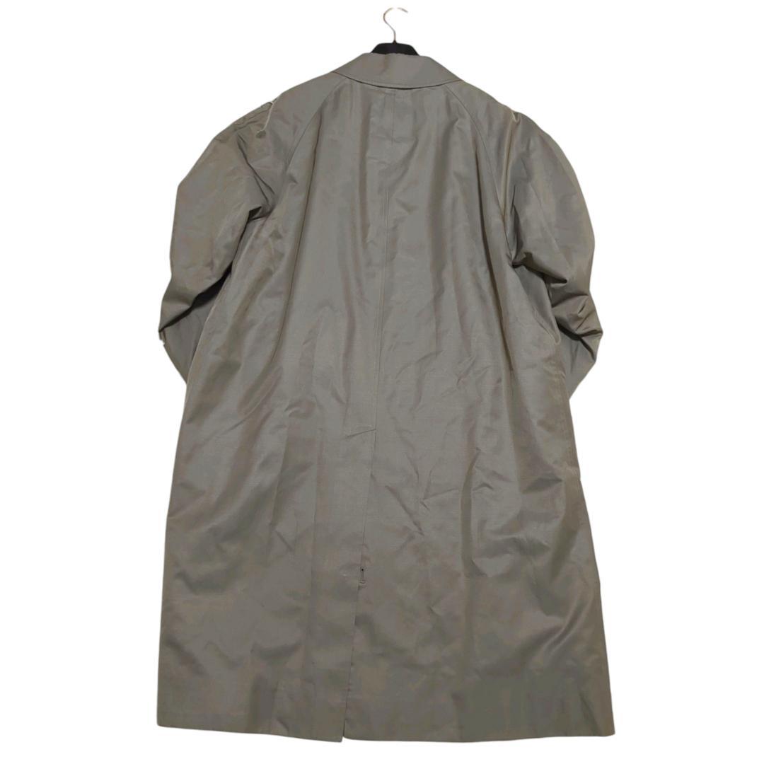 【美品】バーバリー ステンカラーコート XL ライナー付き チェック タマムシ