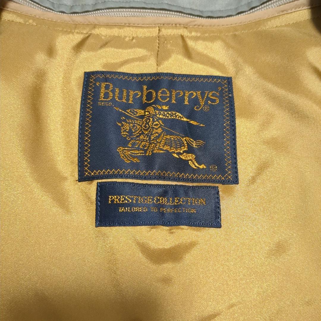 【美品】バーバリー ステンカラーコート XL ライナー付き チェック タマムシ