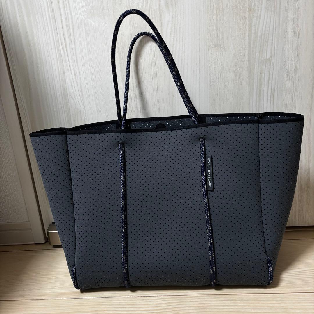 ステイトオブエスケープ トートバッグ グレー