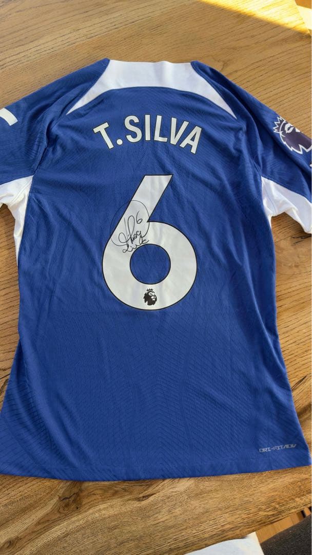 チェルシー 23-24 チアゴ・シウバ 実着用ユニフォーム