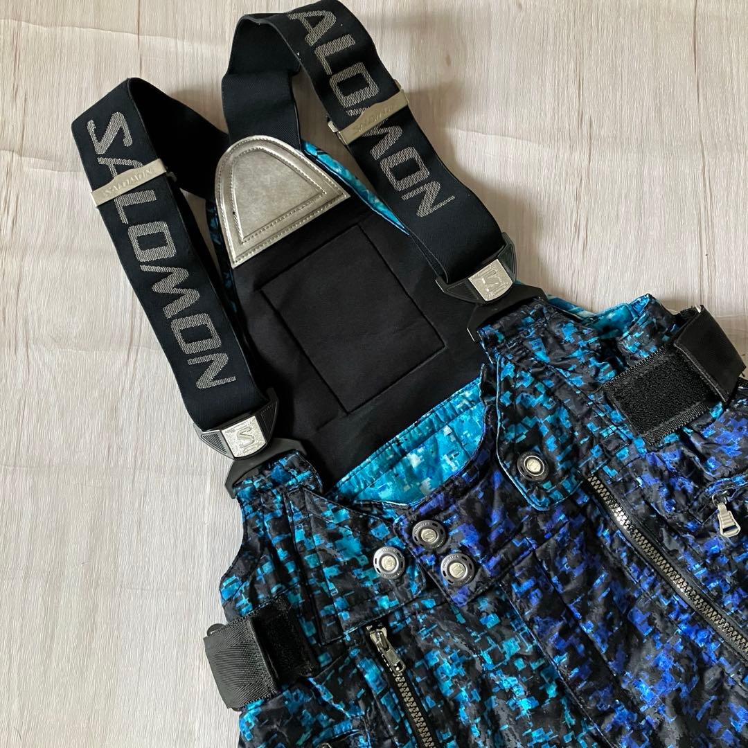 14F✨salmonサロモン✨スキーウェア 上下セット メンズLL