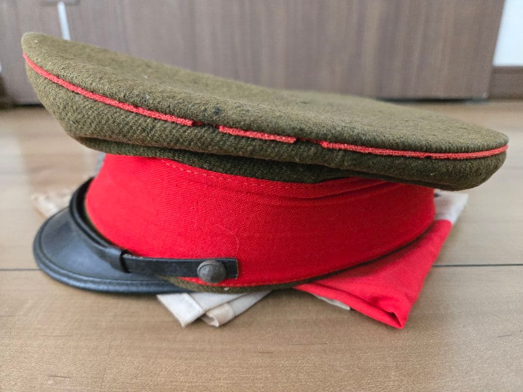 日本軍　帽子と寄せ書き旗