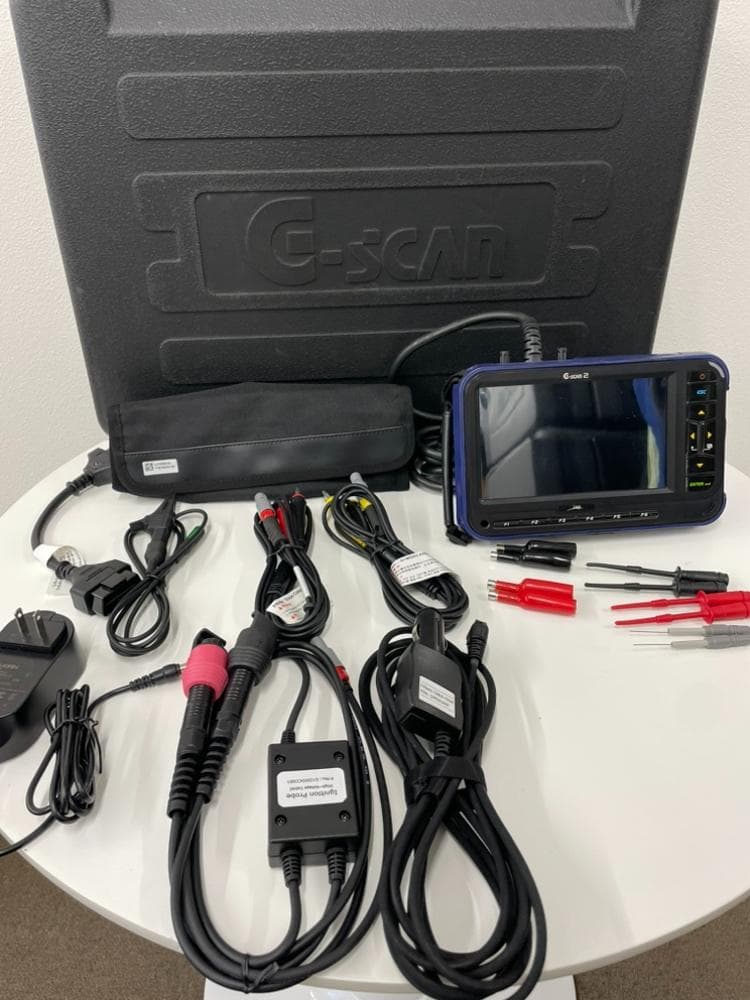 ⑬G-SCAN2 オシロスコープ付き　スキャンツール自動車故障診断機　ケース付き