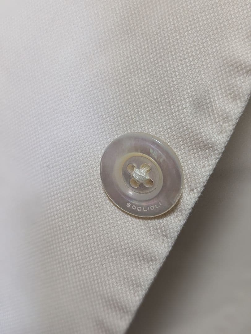 ★ボリオリ COAT メンズテーラードジャケット 50 綿 オフホワイト