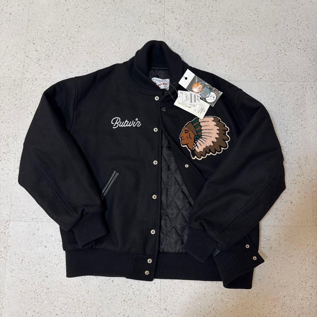 【完売】BUTWIN×MISSION×FREAK’S メルトンスタジャン M 黒