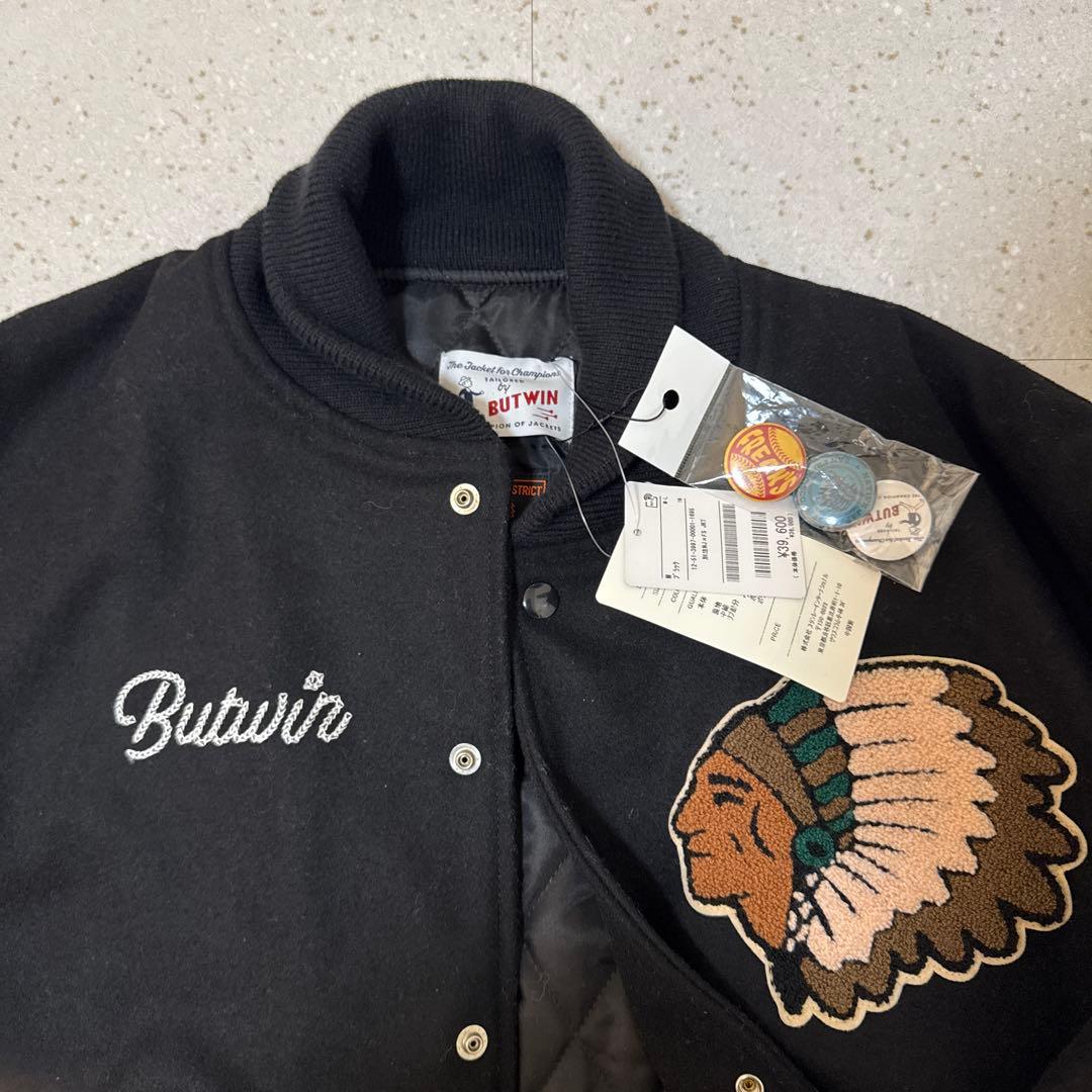 【完売】BUTWIN×MISSION×FREAK’S メルトンスタジャン M 黒