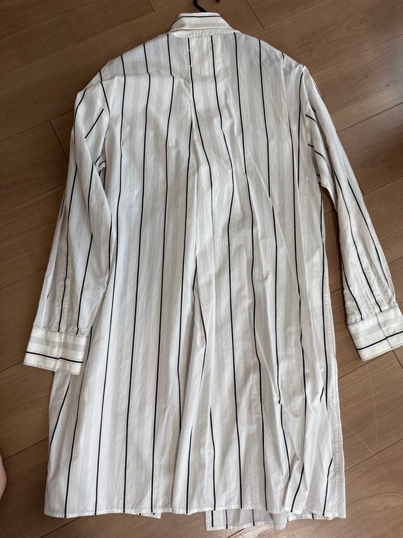 Maison Margiela マルジェラ ストライプシャツ　シャツワンピース