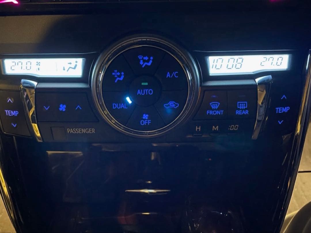 grx130マークX 中期 LED打ち替え エアコンパネル