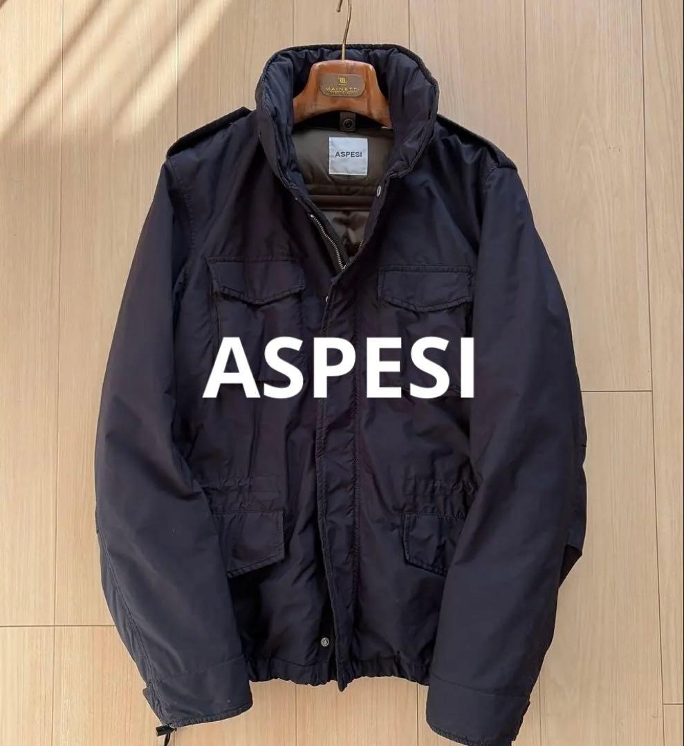 ASPESI M65 ネイビー　フィールドジャケット ライナー付き アスペジ L