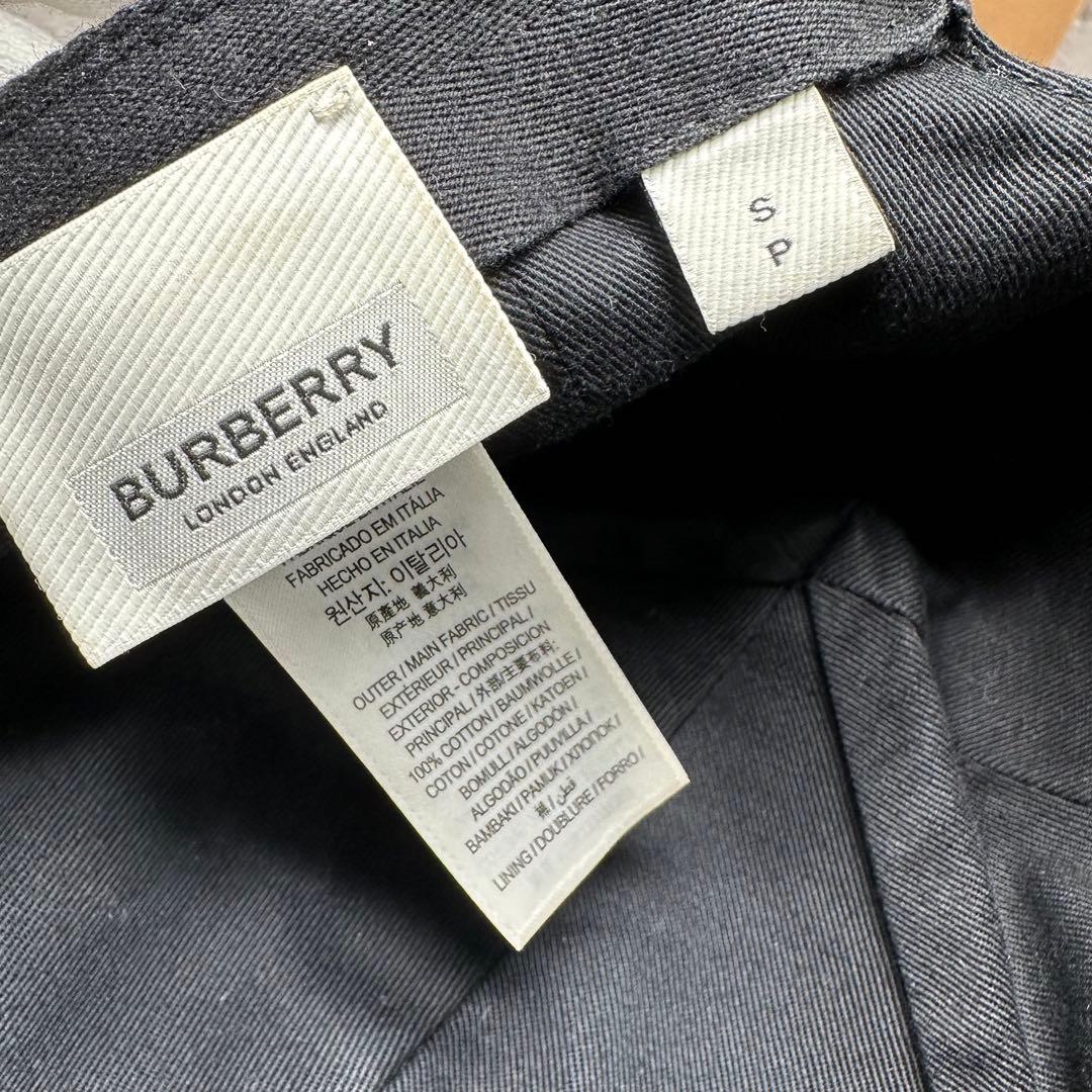 Burberry バーバリー　ベースボールキャップ　TBロゴ　ブラック　帽子
