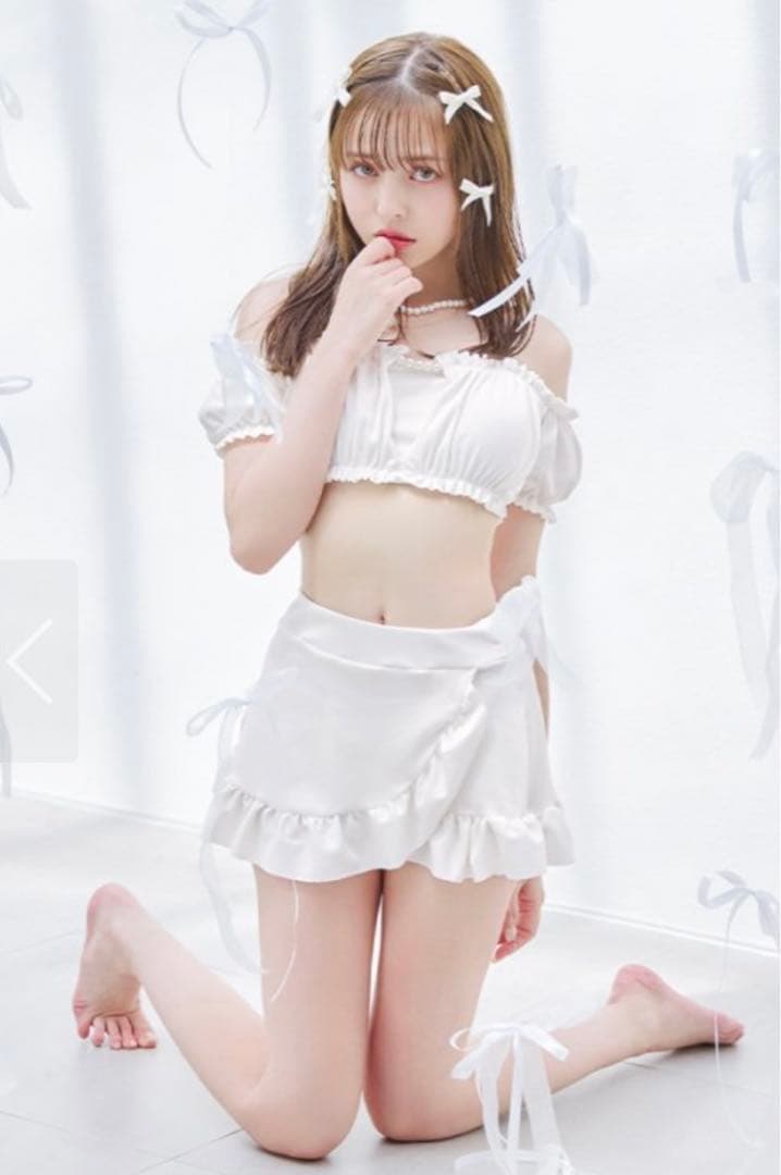 sugar 水着　【ビキニ】【水着】袖付きシャーリングトップス 4点セット