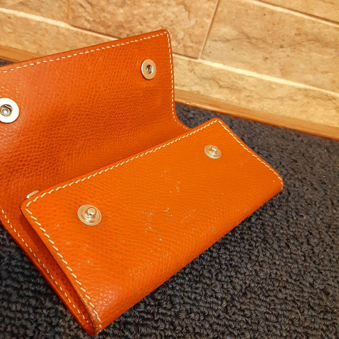 HERMES エルメス オレンジ キーリング キーケース