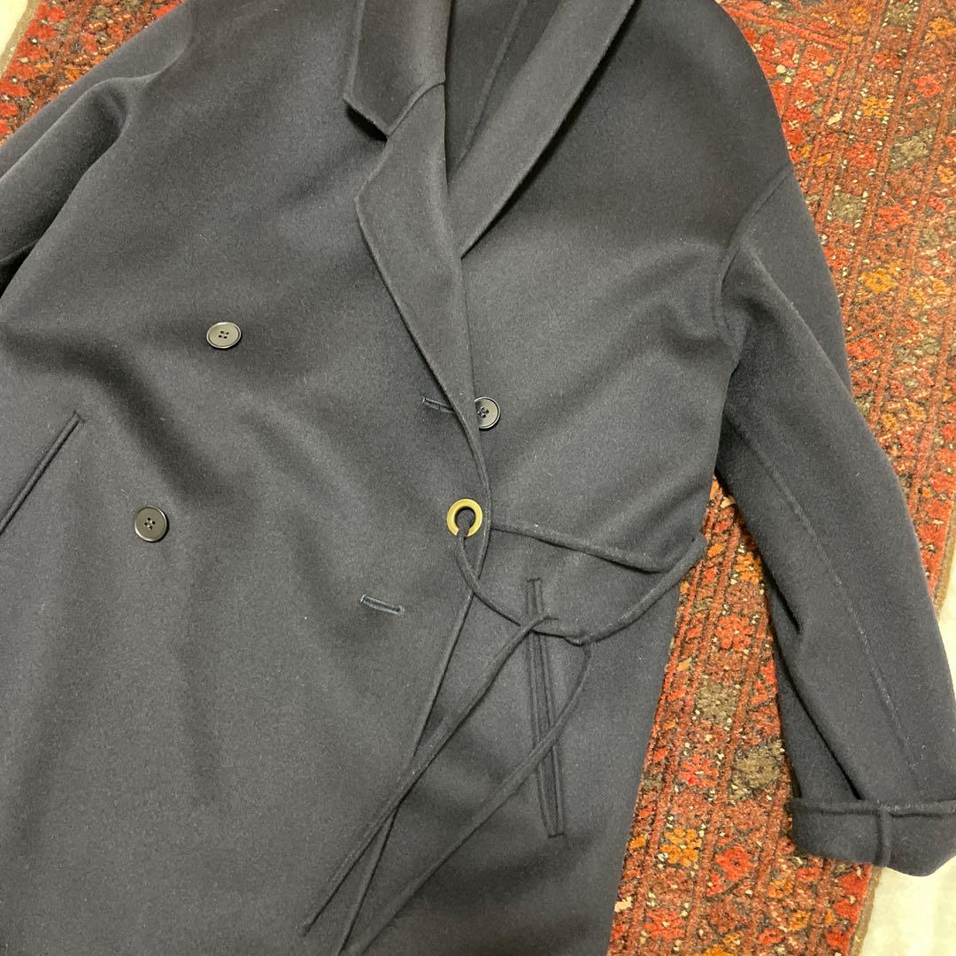 32PARADIS ロングコート　ダークネイビー