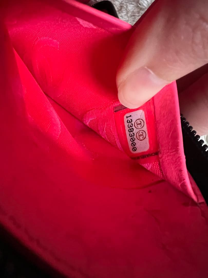 CHANEL カンボンライン ラウンドファスナー　長財布