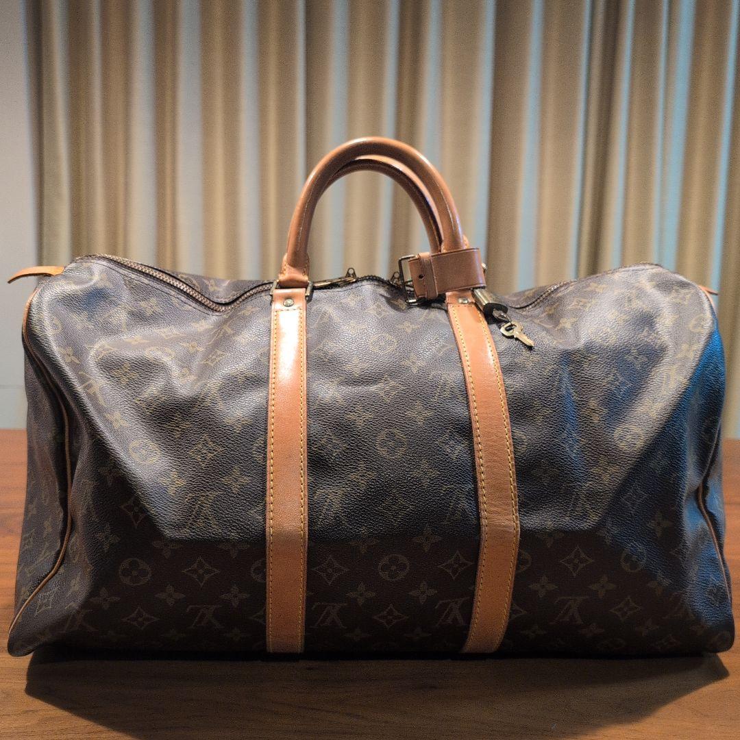 【極希少/仏製】ルイ・ヴィトン キーポル 50 モノグラム ヴィンテージ