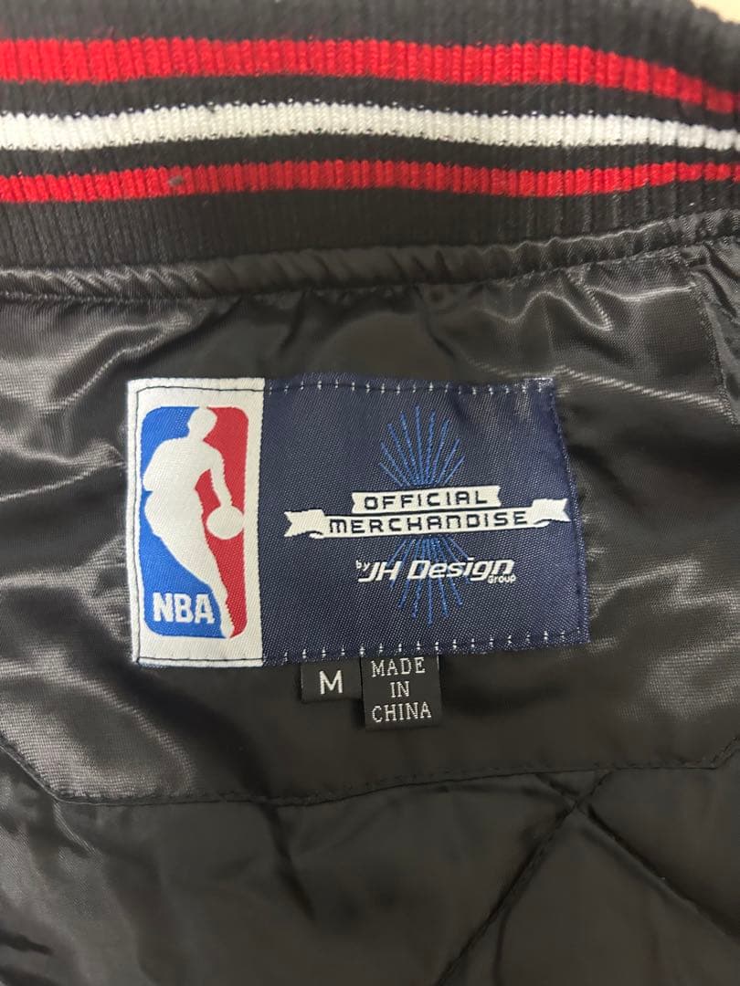 【超希少】NBA シカゴ・ブルズ JH Design スタジャン 刺繍 Mサイズ
