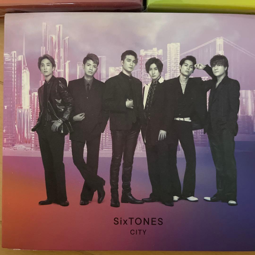 SixTONES アルバム CITY CD+Blu-ray 3枚セット