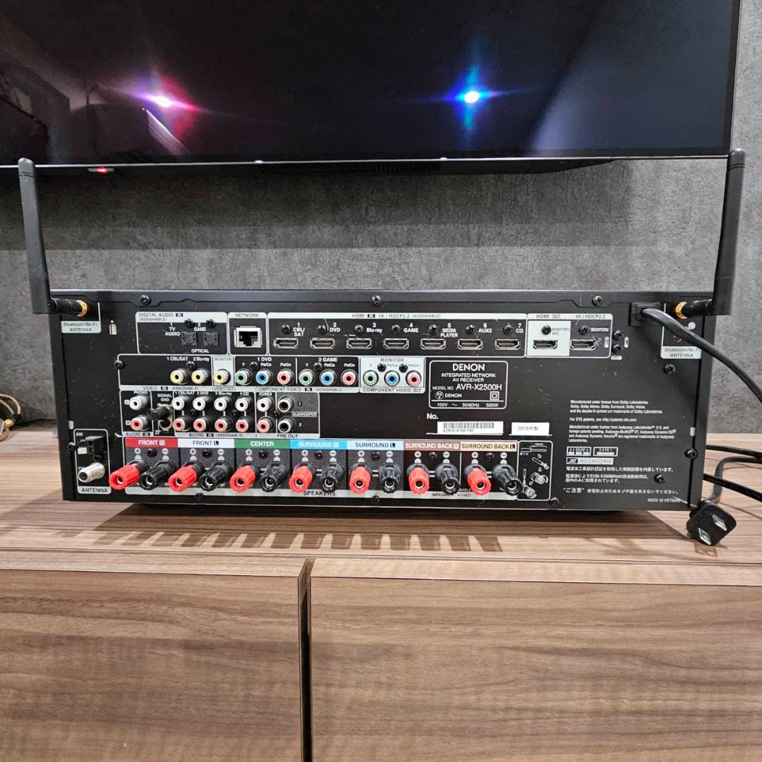 【美品】DENON AVアンプ AVR-X2500H 7.2ch