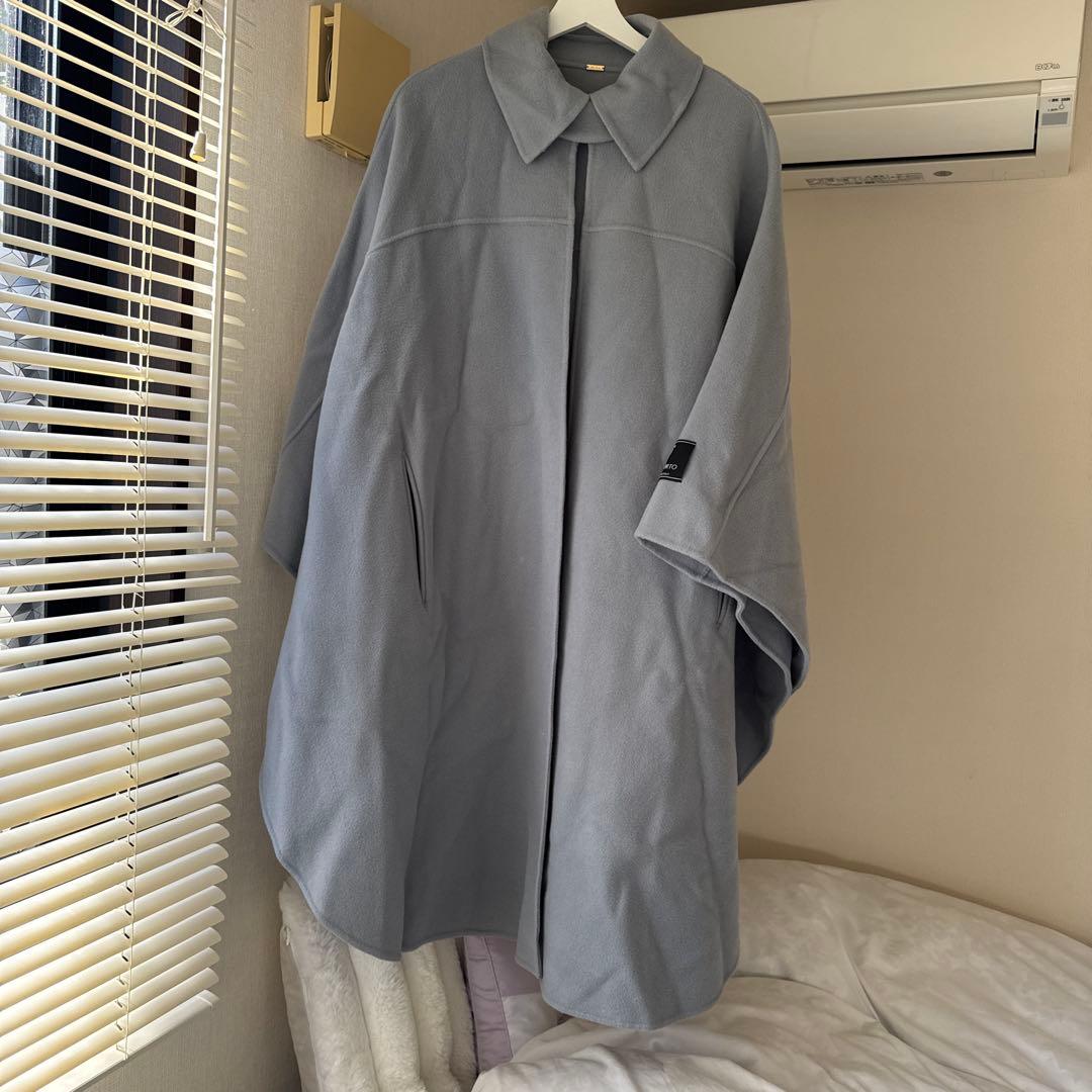 Mila Owen ライトブルー ポンチョ Pontetorto製