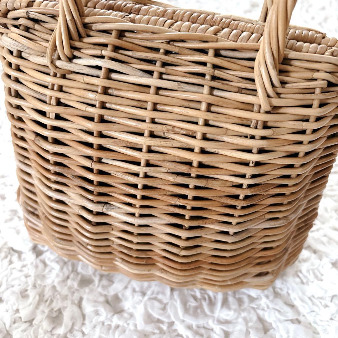 plein de bonnes choses シェルバッグ　アラログ　かごバッグ