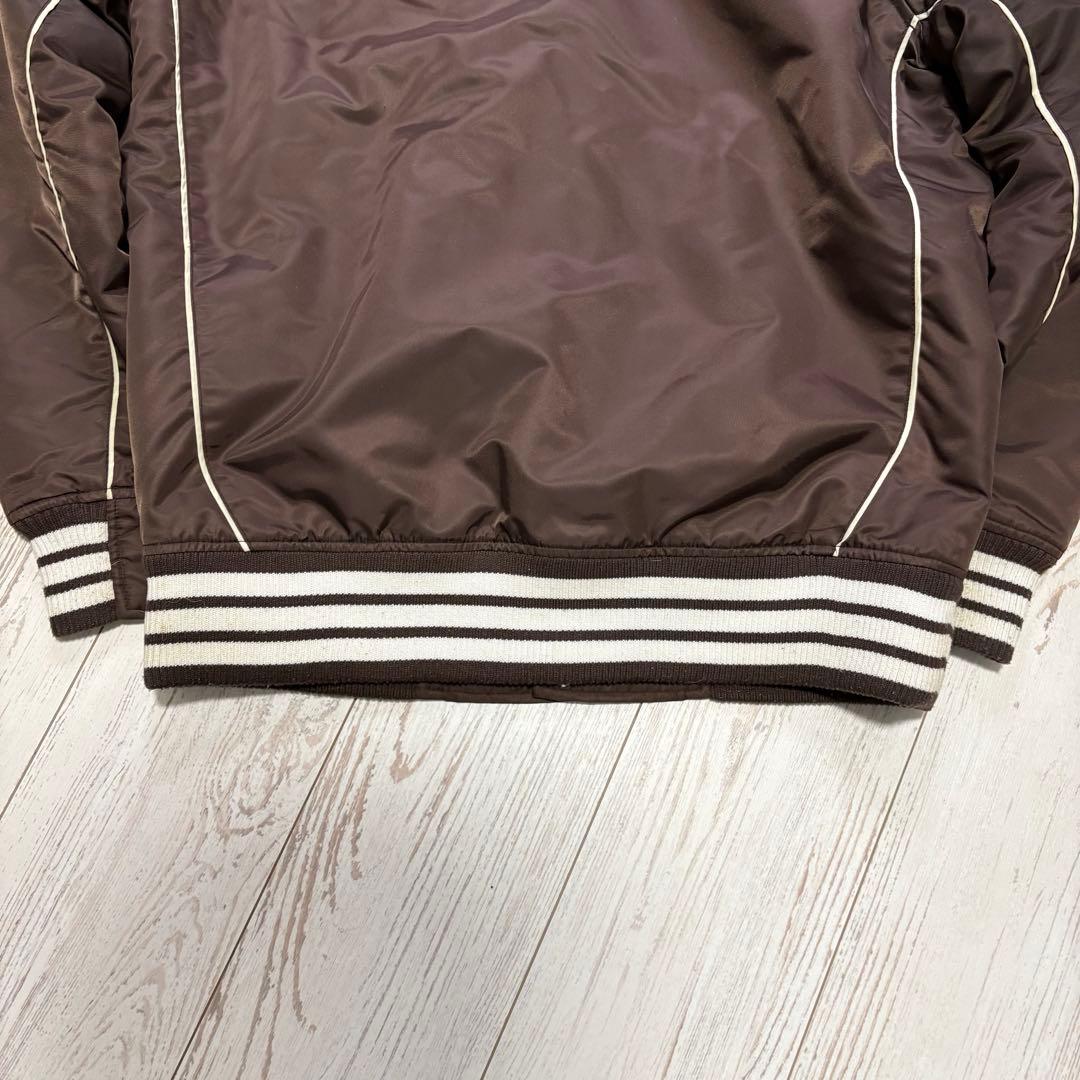 00s stussy スタジャン OLD GOLD Sロゴ　オールドステューシー