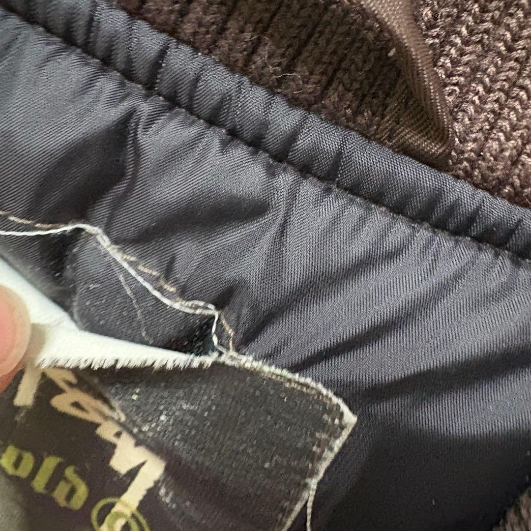 00s stussy スタジャン OLD GOLD Sロゴ　オールドステューシー