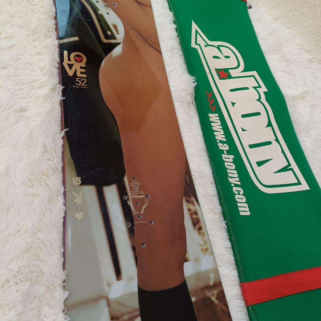 激レア BURTON LOVE 152cm PLAY BOY×LOVE　カバー付