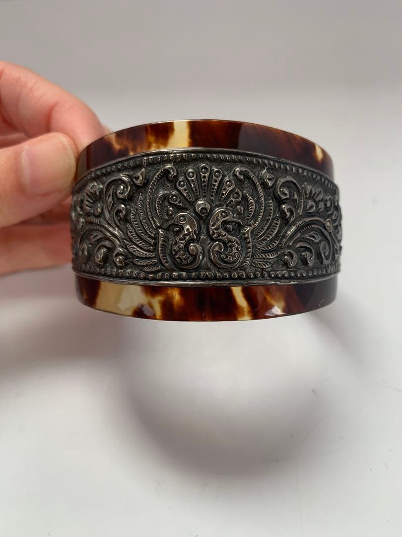 本鼈甲　バングル　髪留め　アンティーク　送料込み