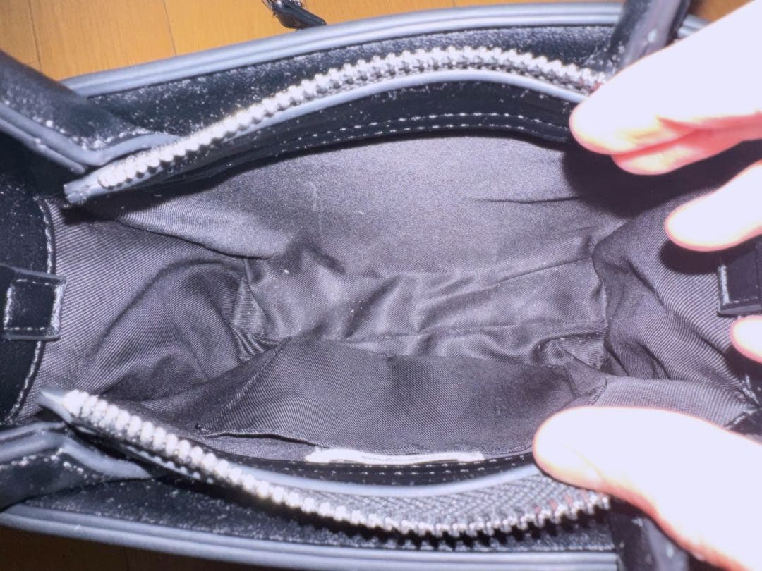 Lumignon houndstooth 2way bag ルミニョン ブラック