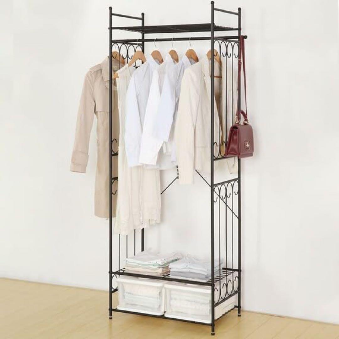 ニトリ ワードローブ チェルシー ブラック NITORI