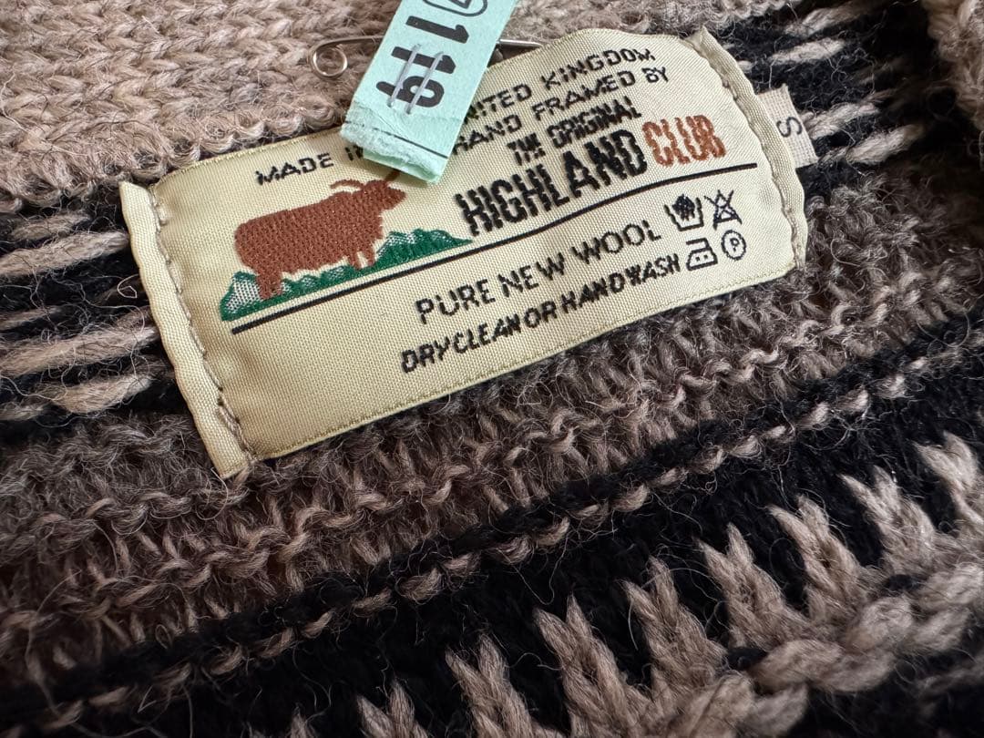 nestRobe＊HIGHLAND CLUBハイランドジャガードニットベスト