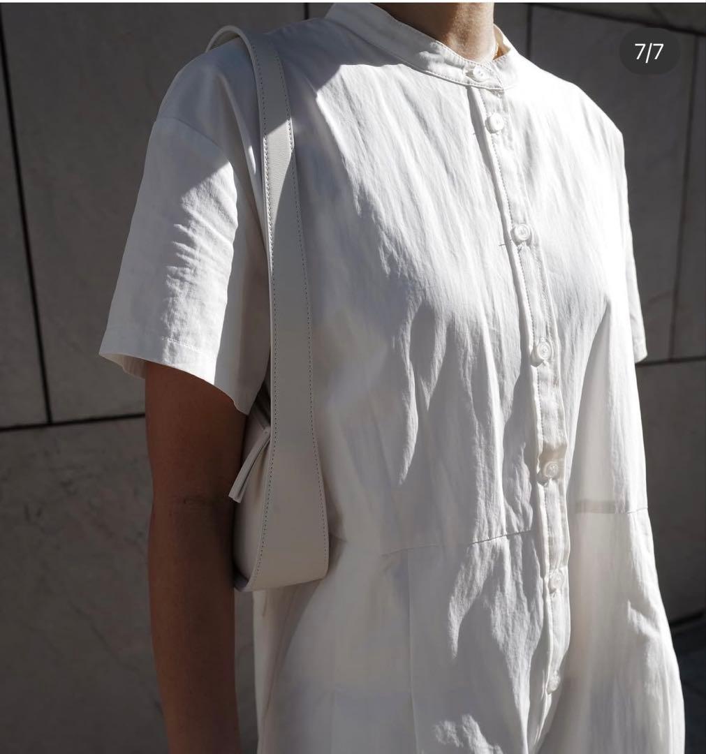 【美品】MACHATT ハーフスリーブ オールインワン　ホワイト