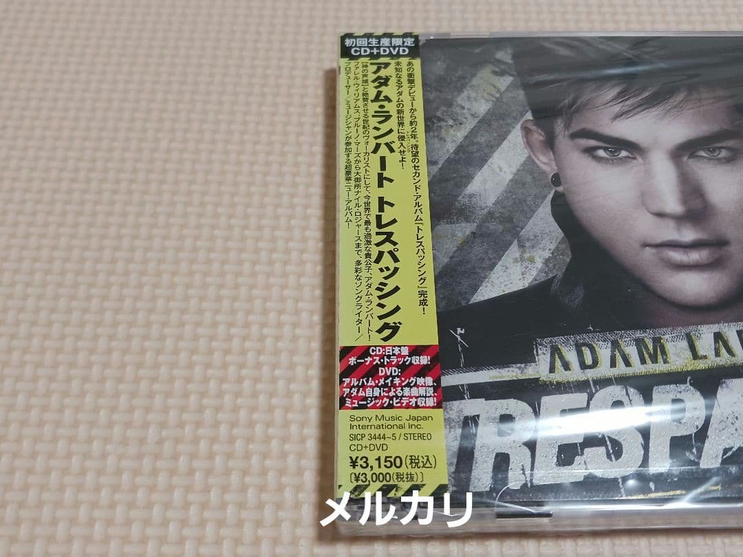 アダム・ランバート トレスパッシング 国内盤CD+DVD