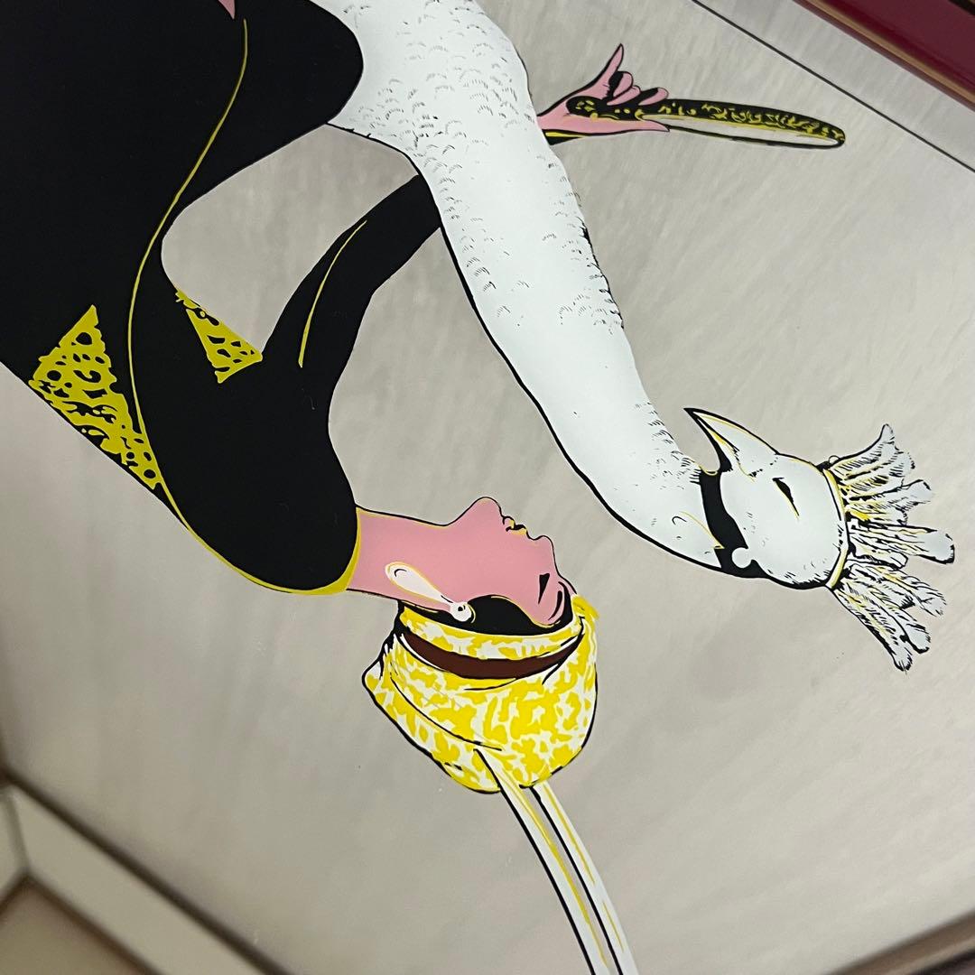 希少 レア 54×74 ヴォーグ パブミラー アンティーク 鏡 インテリア 壁掛