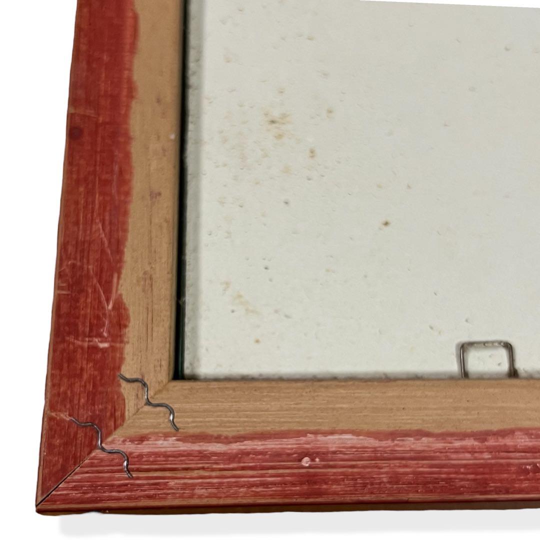 希少 レア 54×74 ヴォーグ パブミラー アンティーク 鏡 インテリア 壁掛