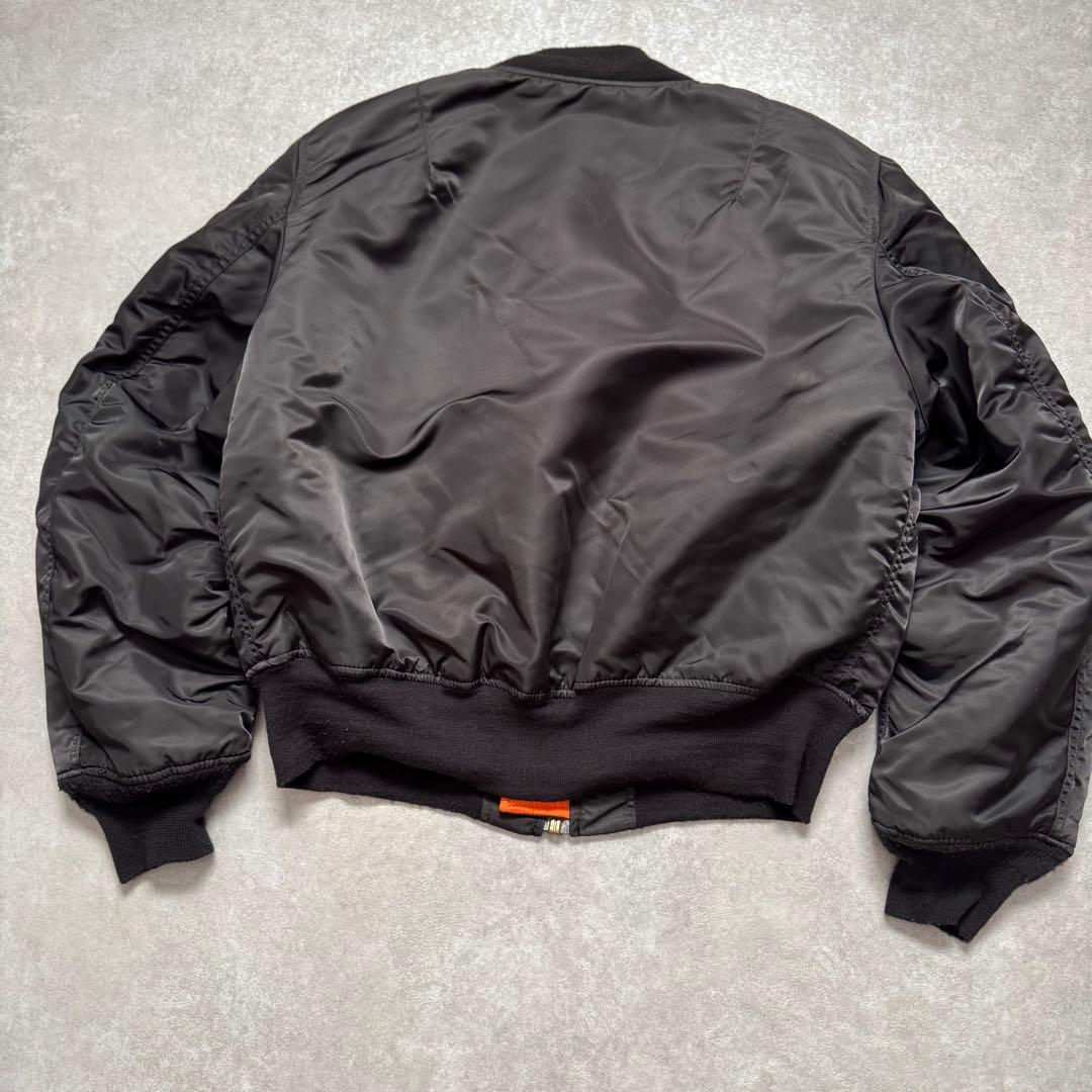 90s USA製 alpha industries ma-1 black 美品