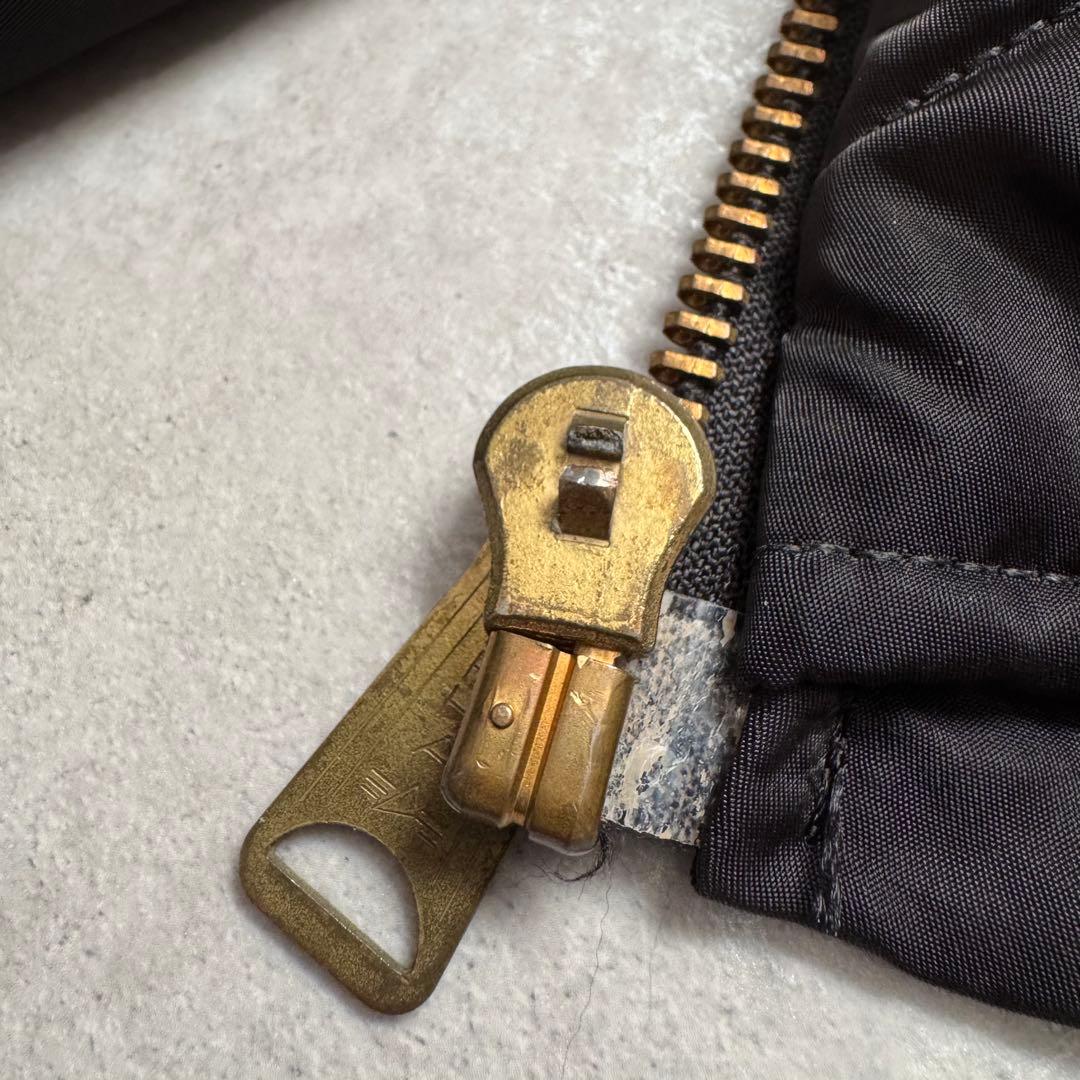 90s USA製 alpha industries ma-1 black 美品