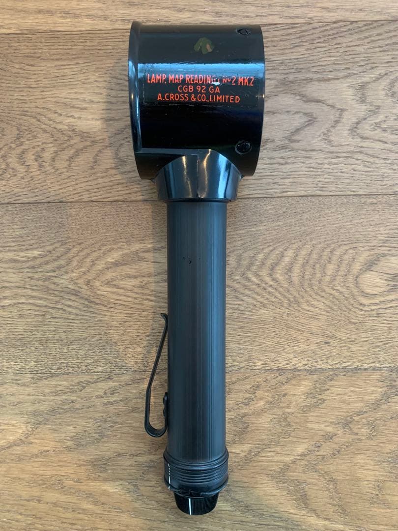動作確認済 WWII 英国軍用 マップリーディングランプ Mk2 CGB92GA