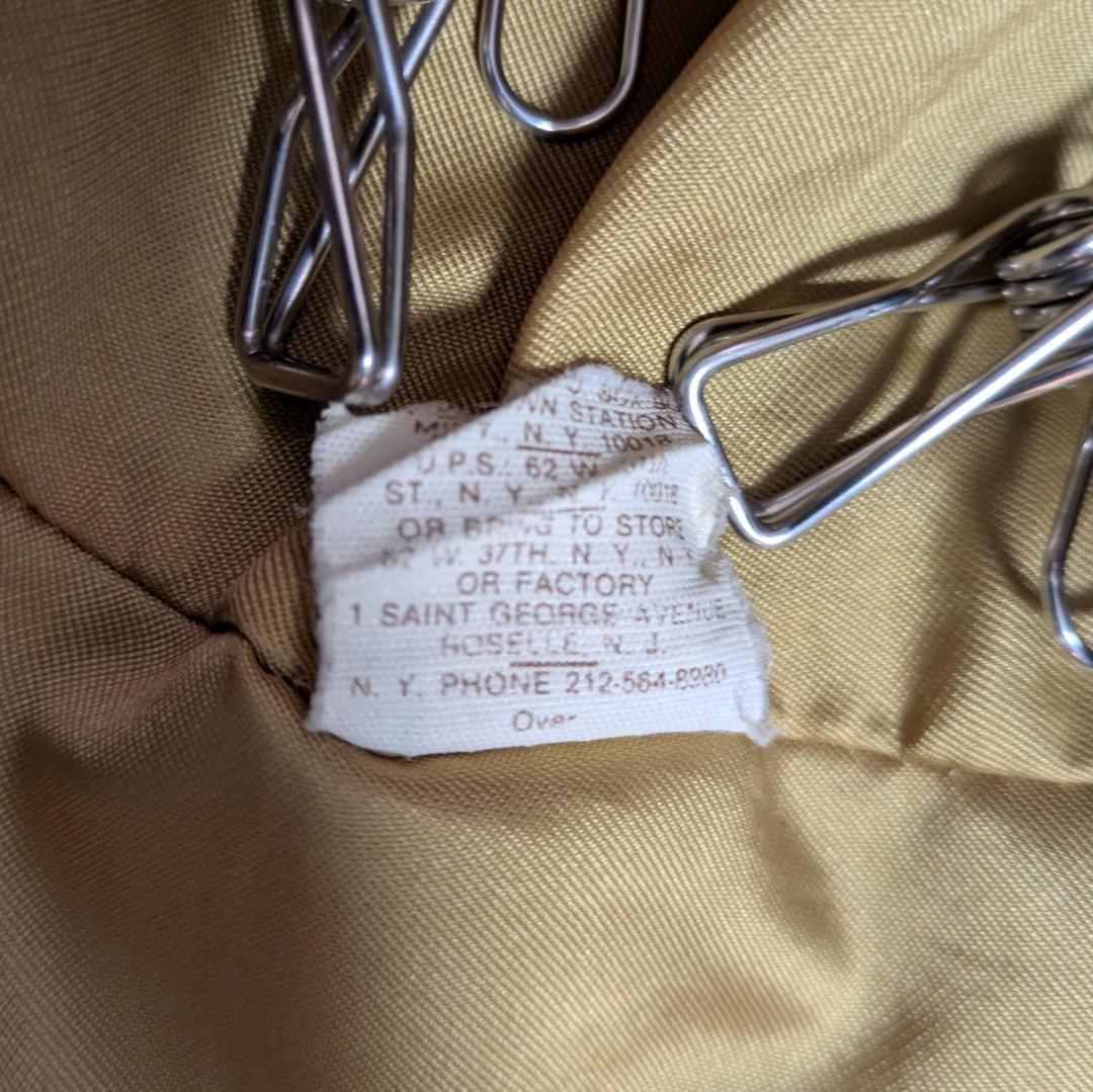 【雰囲気抜群】ショット 184SM レザーフライトジャケット 38 茶