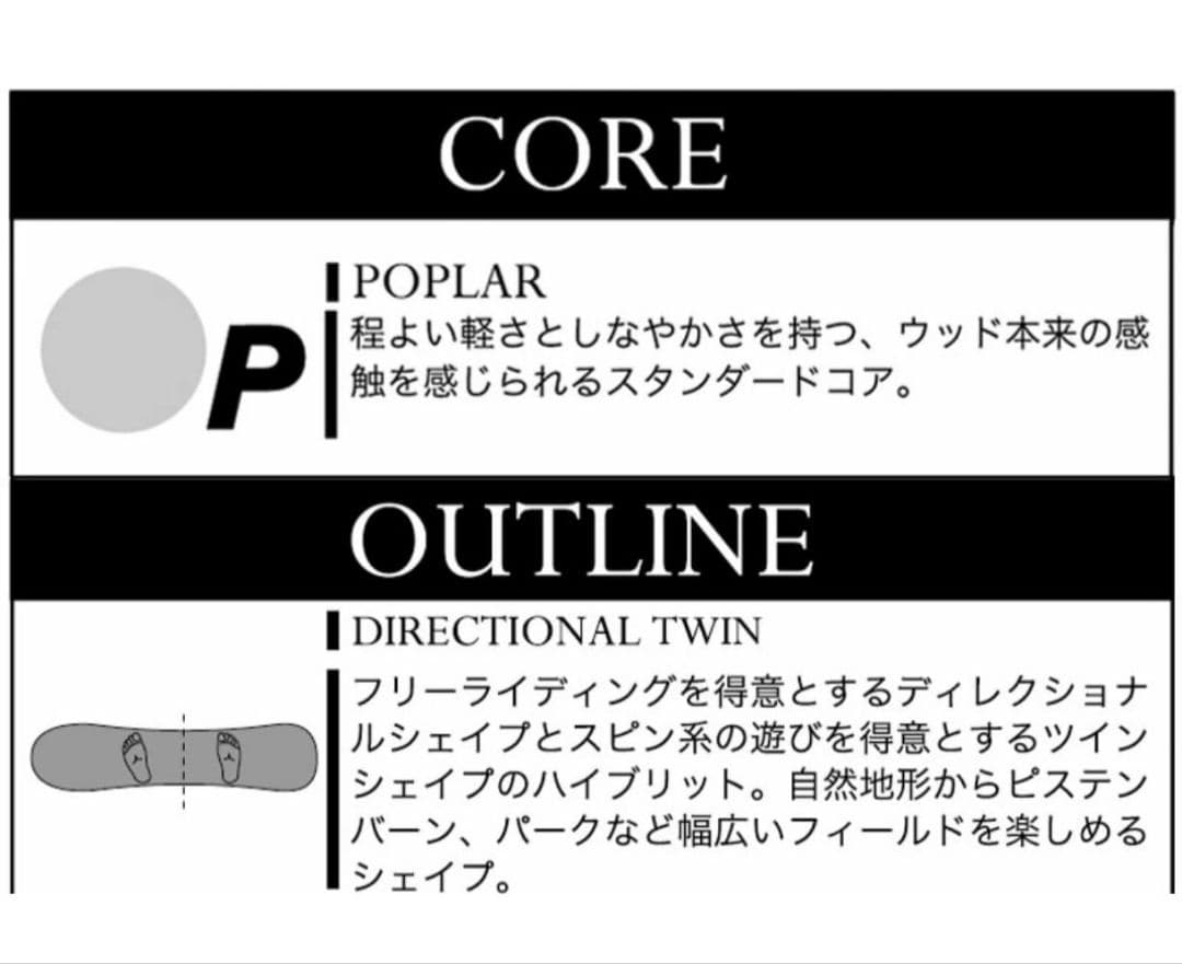 新品未使用！MOSS EBIS 23-24モデル スノーボード　グラトリに最適