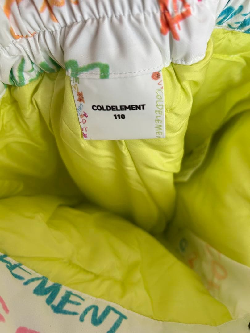 子ども用スノーボードウェア ホワイト/カラフル