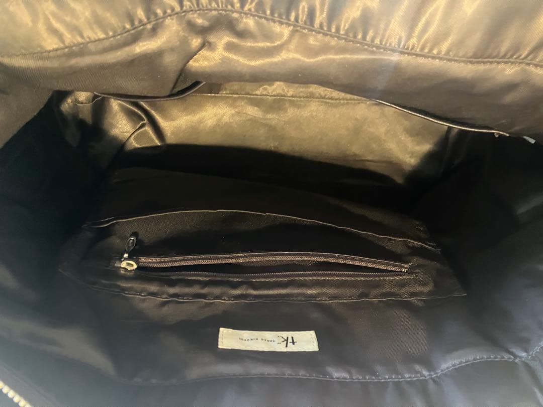 TAKEO KIKUCHI ダークブラウン ビジネスバッグ トートバッグ