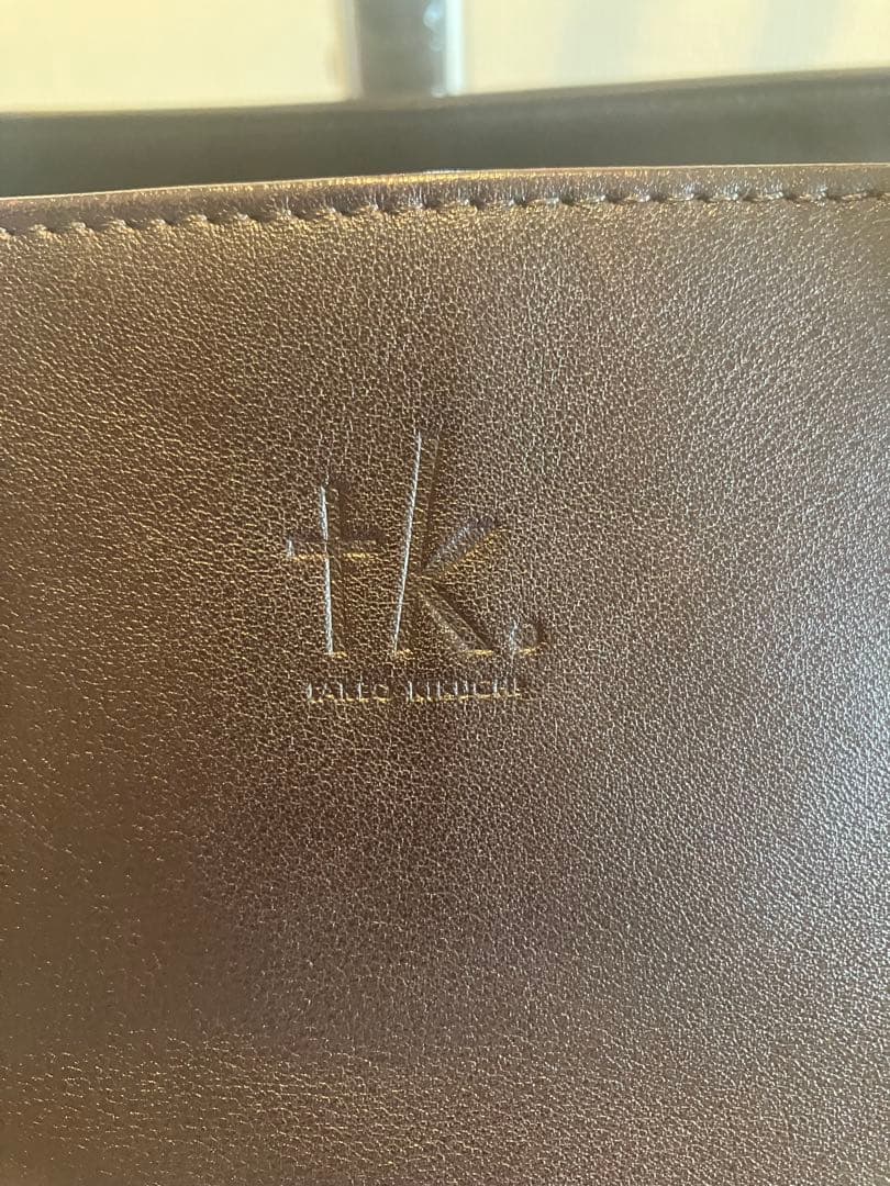 TAKEO KIKUCHI ダークブラウン ビジネスバッグ トートバッグ